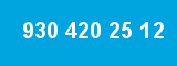 930 420 25 12 930 420 25 12